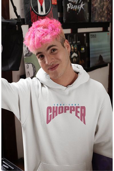 Fuddy Moda Tony Chopper Oversize Hooded Sweatshirt - Unisex One Piece Themed Anime Hoodie