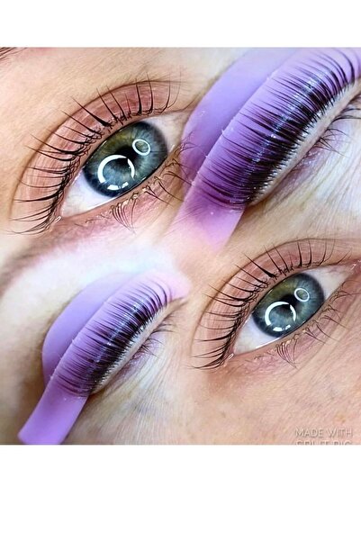 Lush Studio Yapıştırıcı Sürmeden Göze Tam Oturan Alt Üst Kirpik Lifting Laminasyon Silikonu 2li Set Toplam 7çift