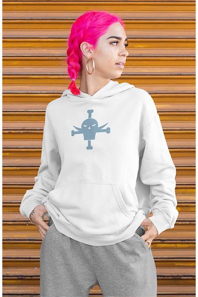 Fuddy Moda Phoenix Marco Unisex Oversize Hooded Sweatshirt - Back Printed, One Piece Themed Anime Hoodie