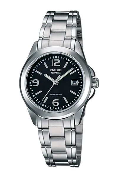 Casio Silver Black Color Women's Wristwatch