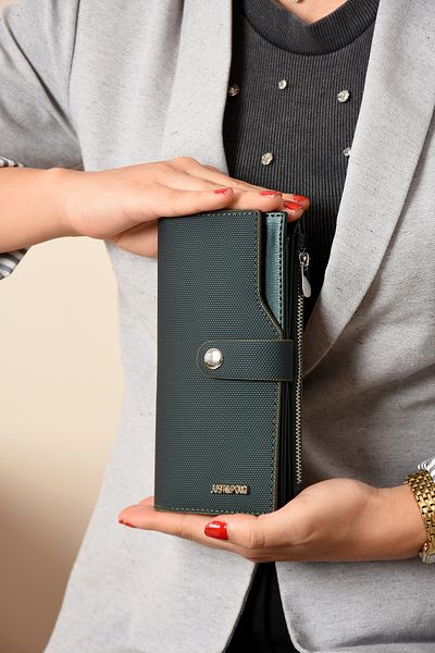 Just Polo Women's Green Wallet - First Class, Jpm09 Model