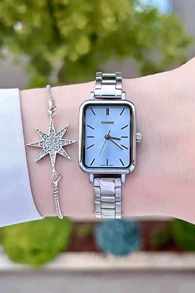 Casio Silver Blue Color Women's Wristwatch