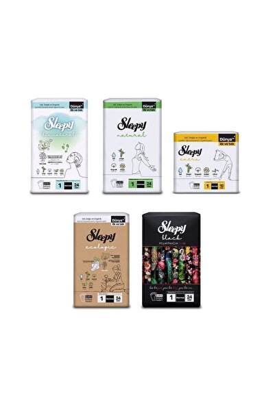 Sleepy Premium Plus Hijyenik Ped Normal Serisi 106 Adet Ped