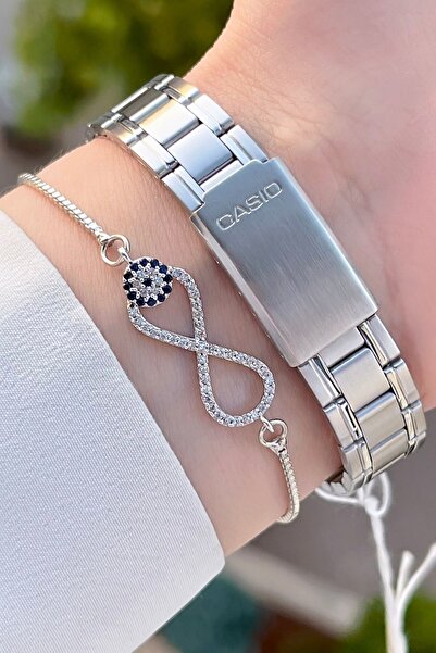 Casio Silver Navy Color Women's Wristwatch