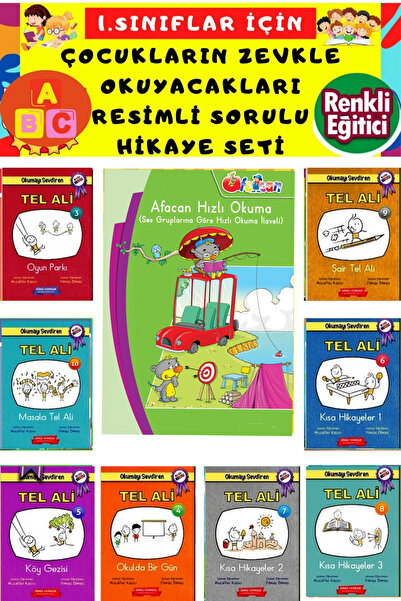 GÖNÜL YAYINCILIK 1.sınıflar Için Renkli Heceli Hikaye Seti+hızlı Okuma Kitabı