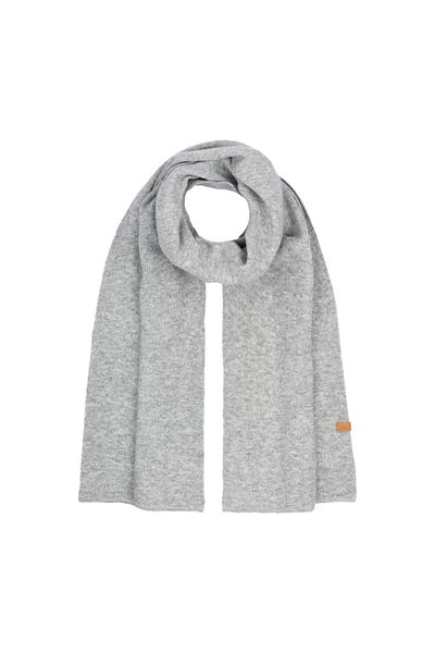 Nordbron Eșarfe cu textura moale, gri, pentru femei, tricotaje colorate de bază, elastice, iarnă, acrilic, cu model simplu, ploaie, twill