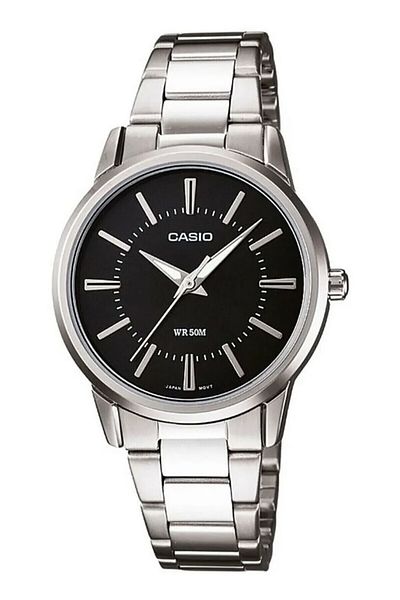 Casio Silver Black Color Women's Wristwatch