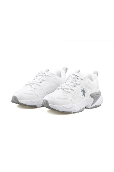 U.S. Polo Assn. White Women's Sports Shoes U.S. Polo Assn. 4Fx Running Shoes