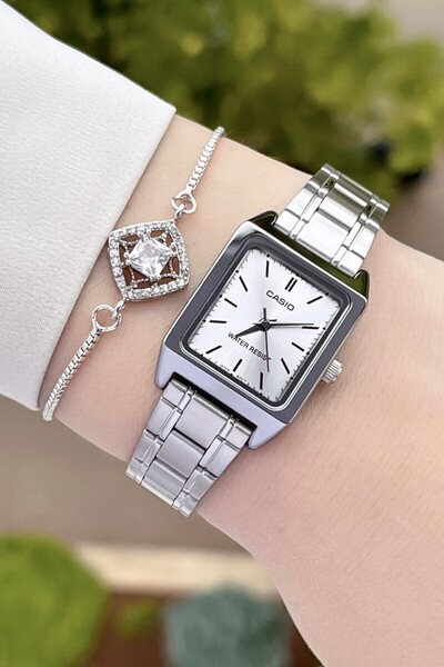 Casio Silver Silver Color Women's Wristwatch