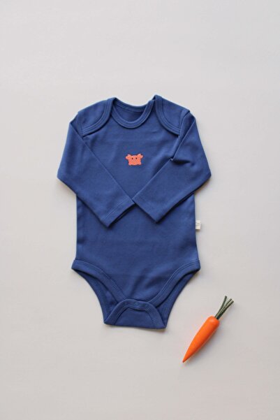 OhlalaKoala Yengeç Nakışlı Uzun Kollu Body