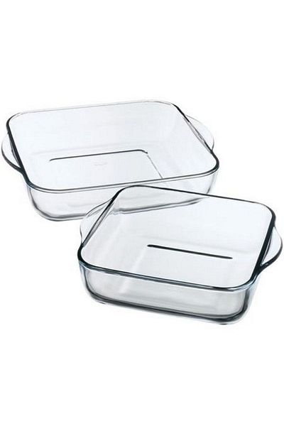 Paşabahçe 159028 Square Pyrex Set 2 Pieces