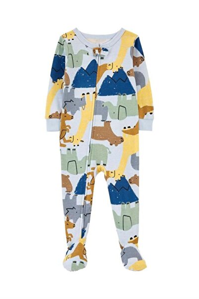 Carter's Carters Erkek Çocuk Hayvan Desenli Tulum