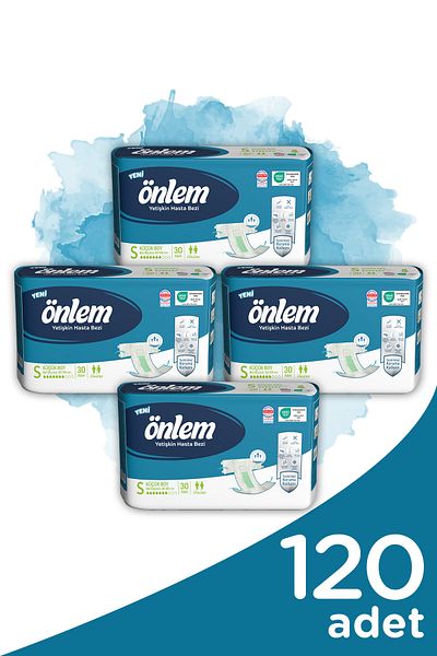 ÖNLEM Adult Patient Diapers Small Size 30 Pieces X Pack of 4