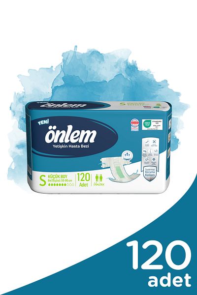 ÖNLEM Adult Patient Diapers Small Size 30 Pieces X Pack of 4