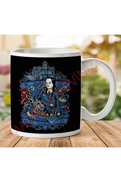 ART HEDİYE 1-2245 الأربعاء أدامز - كوب عائلة أدامز مطبوع على الجانبين