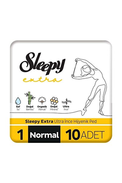 Sleepy Extra Ultra İnce Hijyenik Ped - Normal 10 Adet Ped - 10'lu