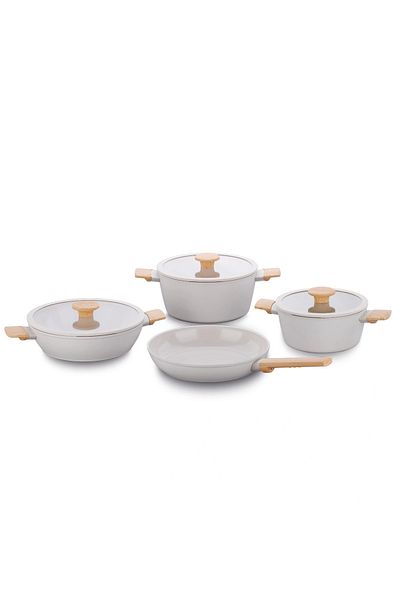 KORKMAZ Seravita A2793 7 Piece Cookware Set