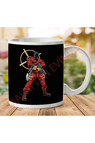 ART HEDİYE Suicide Squad Dark Garment - 1-858 كوب مطبوع عليه Deadshot Targets