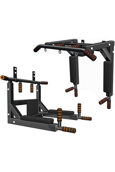 Fitness Max Multifunctional Wall Mounted Pull Up Bar/body Lift