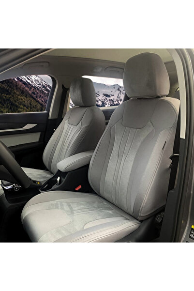 K-Design Togg T10x Araca Özel Oto Koltuk Kılıfı - Taytüyü ve Raşel Kumaş