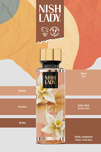 NISHLADY Vanilla Paradise Vücut Spreyi Body Mist