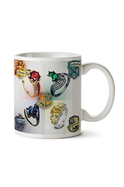 ART HEDİYE HP Rings Two Sided Printed Mug Cup