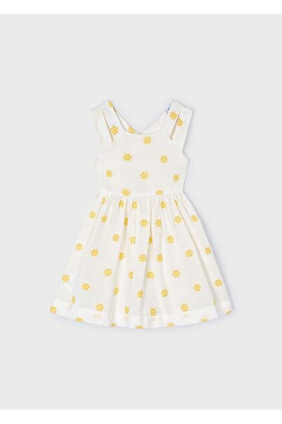 MAYORAL Kız Çocuk Çiçek Desenli Çapraz Askılı Elbise