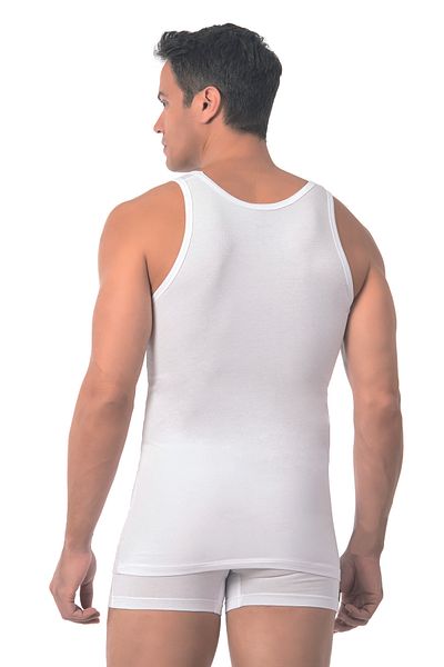ÖZKAN underwear Men's Premium Fabric 5 Pack - Cotton Modal, Flexible and Comfortable Thick Sling Undershirt