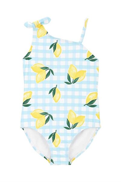 Carter's Carters Kız Çocuk Limon Desenli Mayo