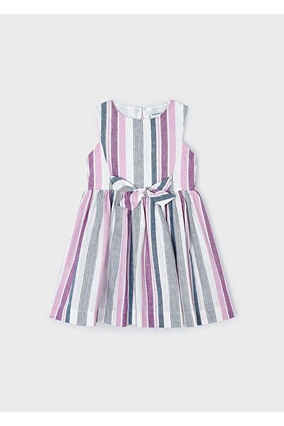 MAYORAL Kız Çocuk Çizgili Elbise