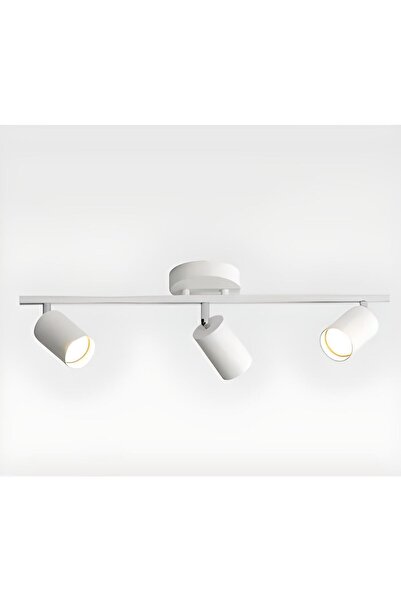 Ömür Avize Yaman Beyaz Kasa 3lü Spot Ledli Avize