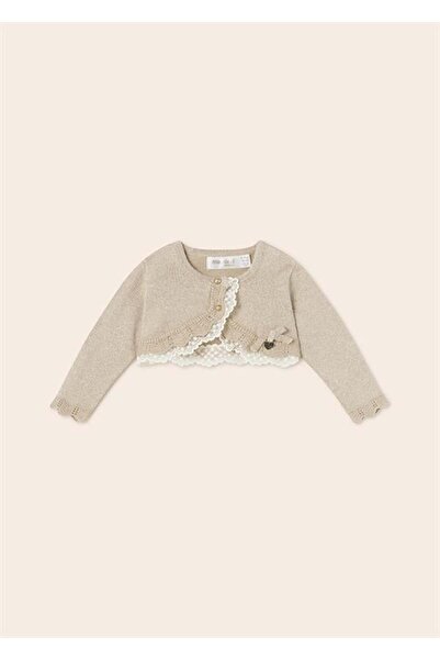 MAYORAL Yenidoğan Kız Güpürlü Bolero