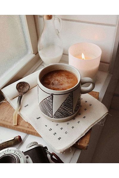 Warm Design كوب مزخرف