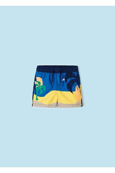 MAYORAL Boys' Palm Tree Patterned Swimsuit