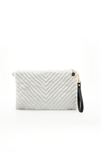 Silver Polo Beyaz - Beyaz SP1034 Kadın Portföy & Clutch