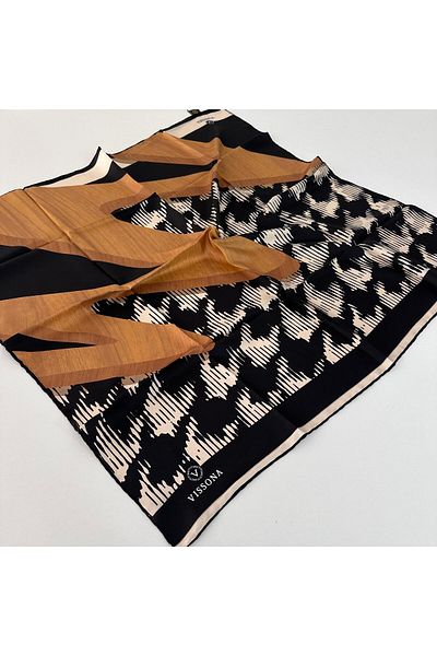 Vissona IPK3504 Μοντέλο Twill Μεταξωτό Κασκόλ