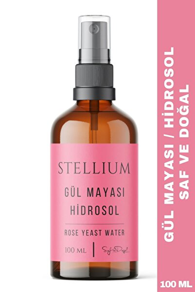 STELLIUM %100 Doğal Gül Mayası Suyu Nemlendirici, Aydınlatıcı Ve Gözenek Sıkı...