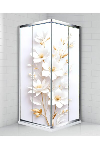 RENKLİ HOBBY Banyo Duşakabin Kaplama Folyo Sticker - Duşakabin Giydirme - Ken...