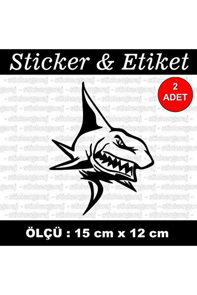 auto ملصق القرش المهاجم - ملصق متوافق مع الكمبيوتر المحمول لخوذة السيارة والدراجة النارية