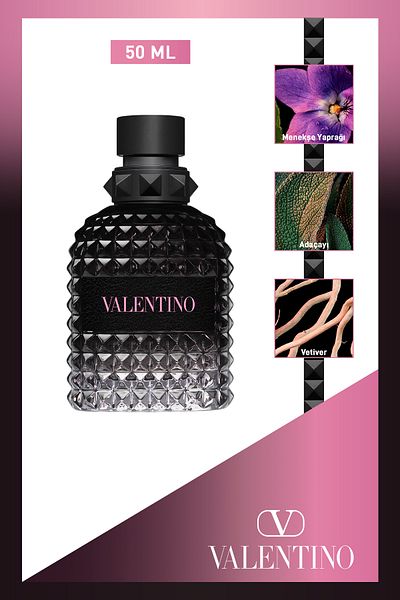 Valentino Valentino Uomo Born In Roma Perfume By Valentino EDT 50 ml