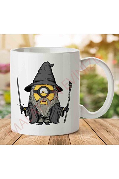 ART HEDİYE كوب Gandalf Minion Lord Of The Rings مطبوع على الجانبين