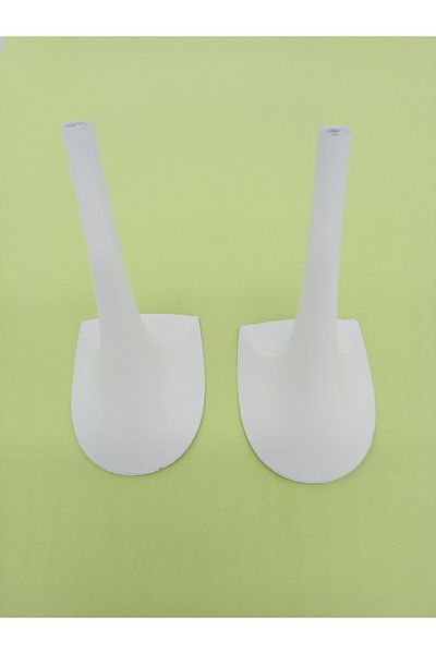 TEMMUZ White Glazed Heel Stiletto