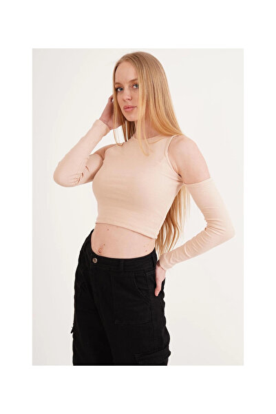 Cotton Mood 23254280 Camisole Off-The-Shoulder Long Sleeve Blouse Tas