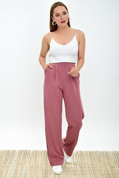 Cotton Mood 9292933 بنطلون واسع الساقين بجيوب مزدوجة GUL KURUSU