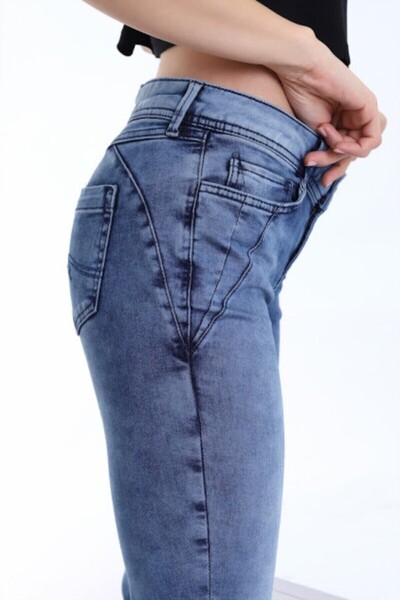 Cotton Mood 21061005 Jeans Soft Texture Washable Slim Fit Lyc. Pants Kmav