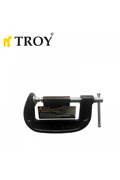 TROY 25064 C-tipi Mengene, 101mm Dövme Çelik Işkence