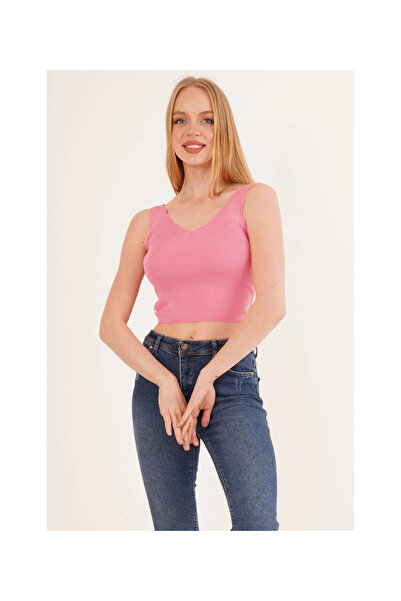 Cotton Mood 23256336 Knitwear Ladder Collar Athlete PINK