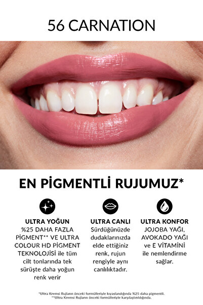 AVON Ultra Kremsi Ruj Carnation