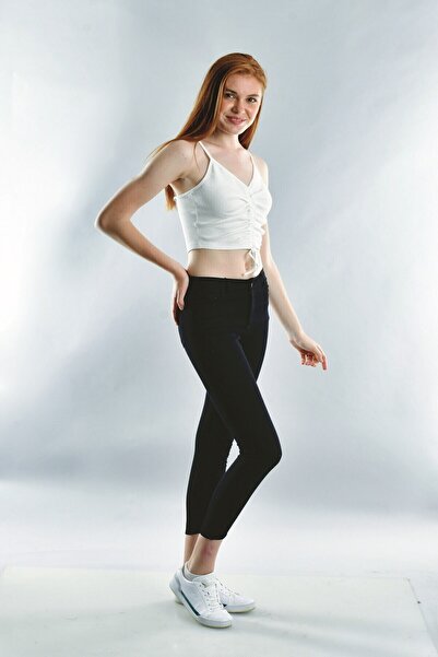 Cotton Mood 20072005 Camisole with Straps and Drawstring Bustier Ecru