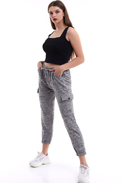 Cotton Mood 21323200 Two-Piece Cargo Pocket Pants Fume